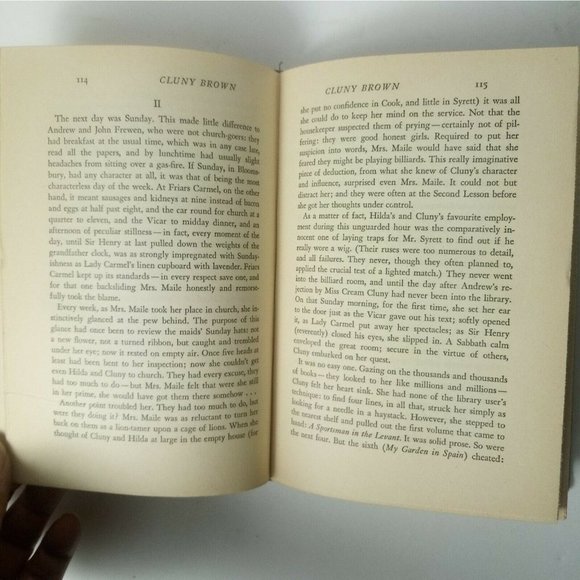 Vintage Book - Cluny Brown by Margery Sharp Hardco - Picture 9 of 11